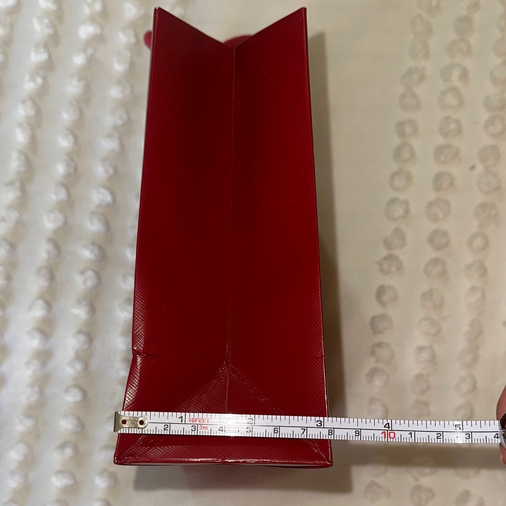 Cartier Red Tote Bag & Ribbon - Picture 4 of 6